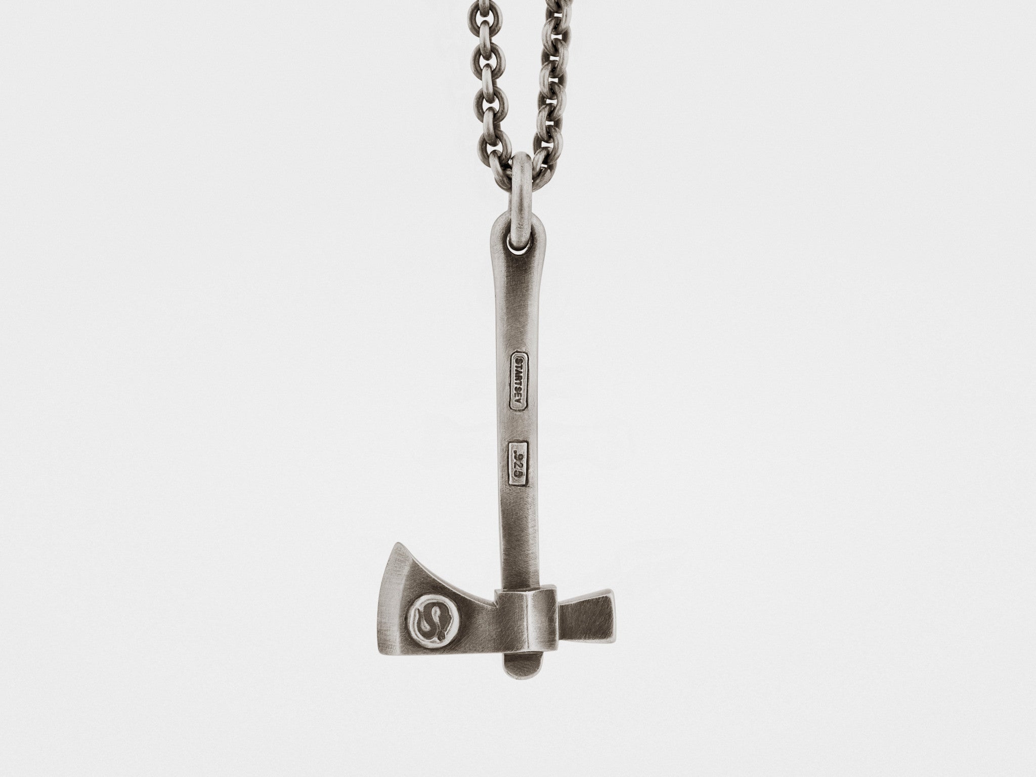 Vintage Necklace Titanium Chain outlet Tomahawk Pendants